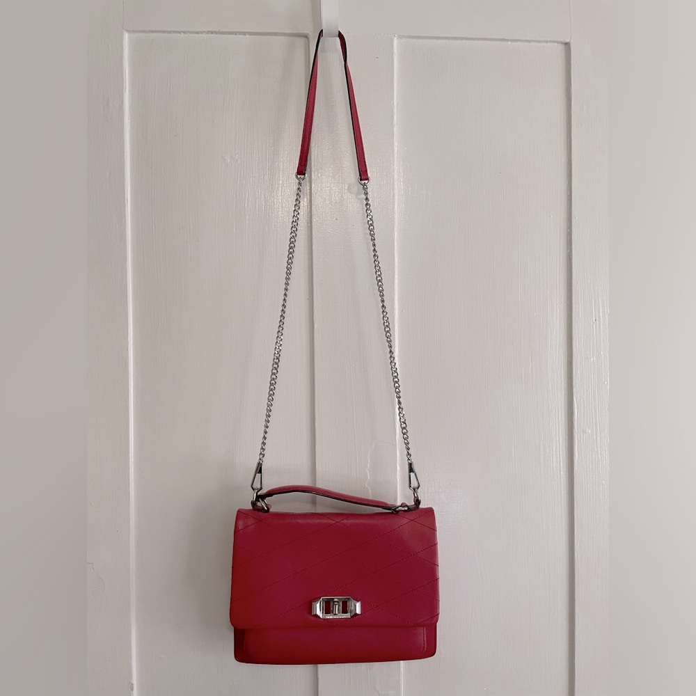 Rebecca Minkoff Je Taime Medium Crossbody, Red, Excellent Used Condition!